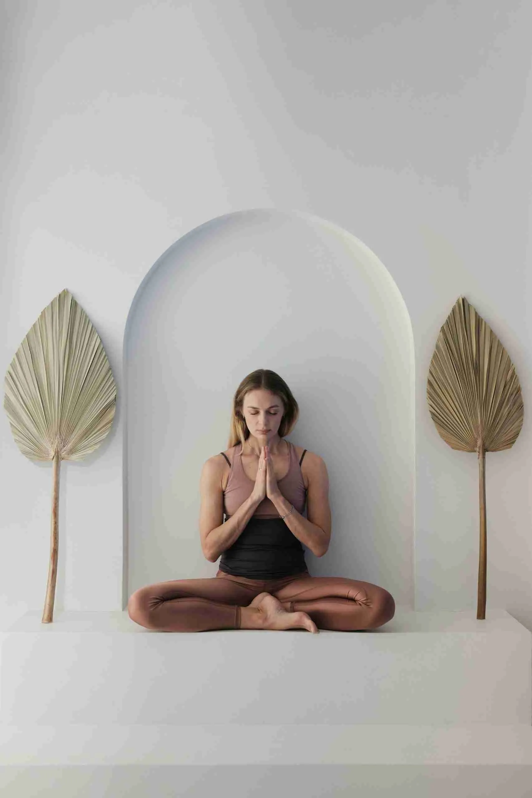 Woman meditating