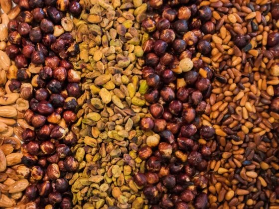 assorted nuts and seeds