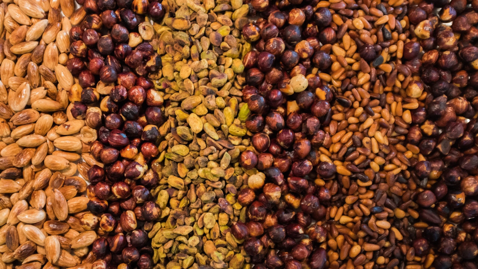 Assorted nuts and seeds