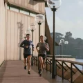 couple jogging as part of longevity exercises