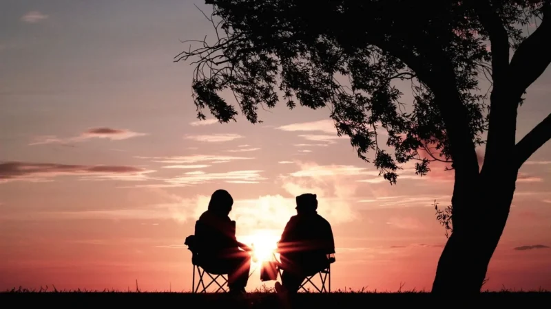 a quiet moment that captures the beauty of the human lifespan