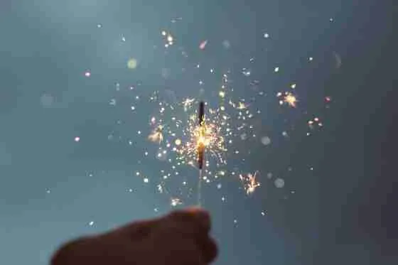 A sparkler