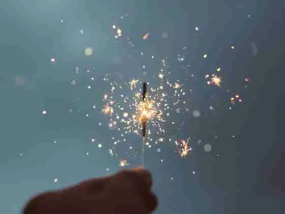 A sparkler