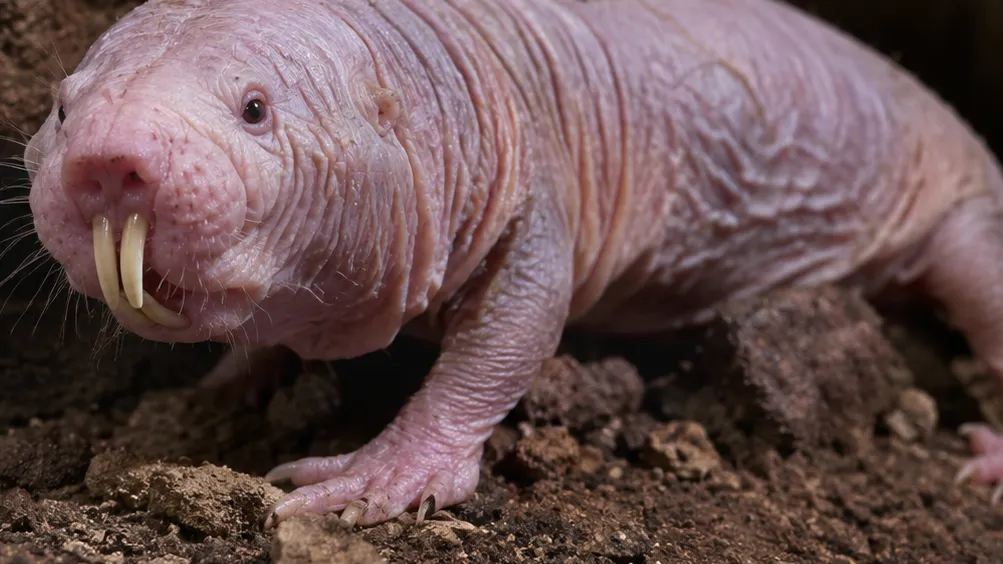 A naked mole rat, a natural longevity champion